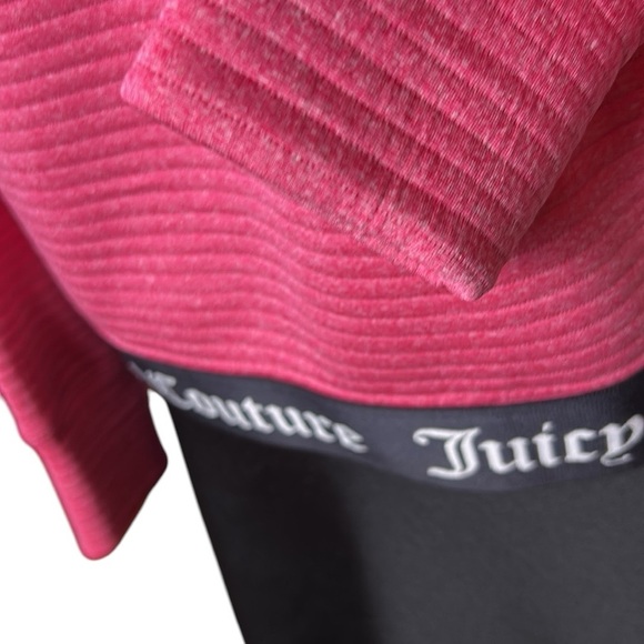 Juicy Couture sweatshirt,oversize pullover,boxy,ribbed,barbie pink activewear - Picture 7 of 13